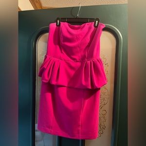 Express strapless dress